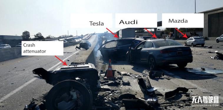 兩起特斯拉自動駕駛事故最終報告：駕駛員都分神了，AEB系統沒避免碰撞
