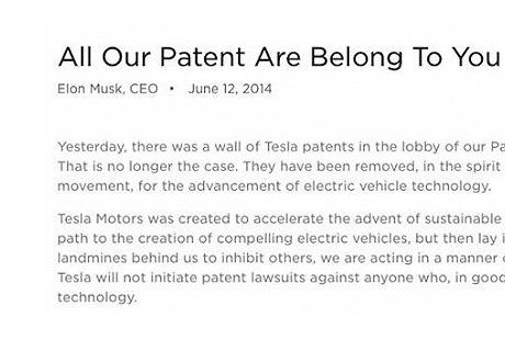 馬斯克稱將開放自動駕駛技術授權，還要賣動力電池