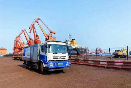 港口+無人環衛！autowise.ai仙途智能兩輛大型清掃車落地唐山港