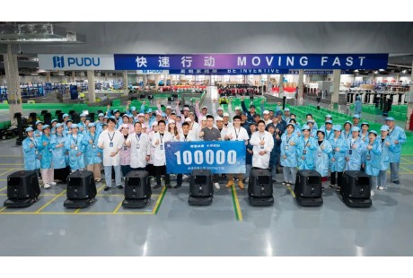 普渡機器人第10萬臺成功下線！；自動駕駛卡車企業Plus即將在美上市